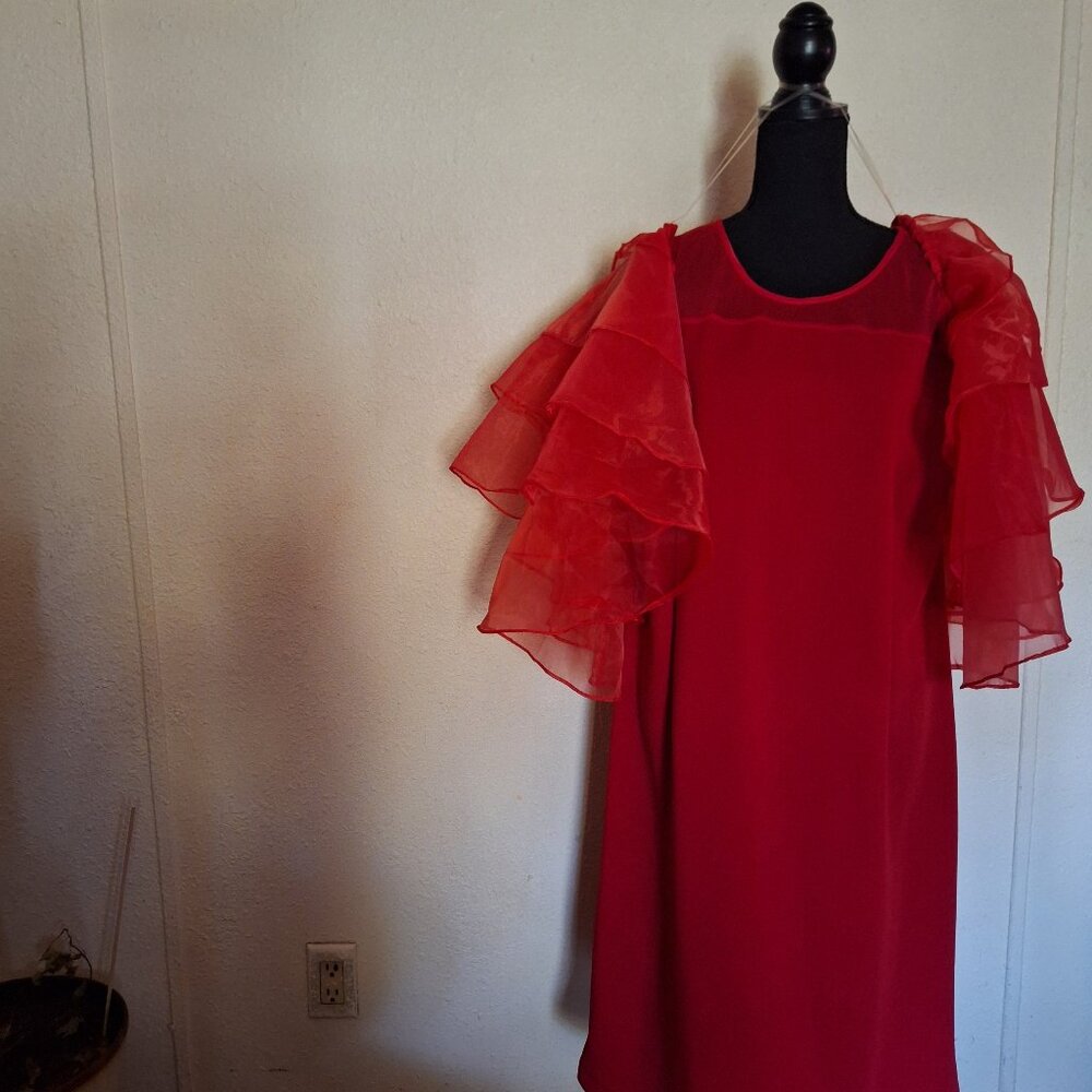 Lady in Red dress